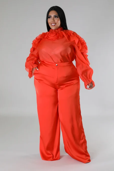 plus size pant sets