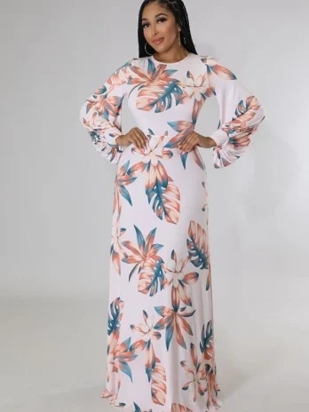 Venus Maxi Tropical Dress