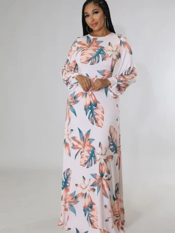 Venus Maxi Tropical Dress