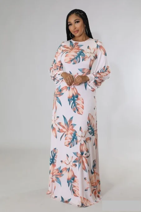 Venus Maxi Tropical Dress