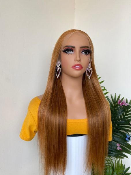 26” #30 Straight Genuine Lace Front Wig Copy