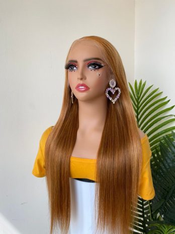 26” #30 Straight Genuine Lace Front Wig Copy