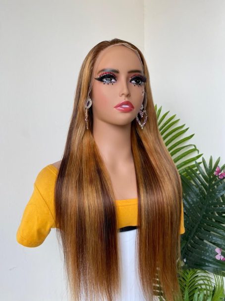 26” #4/30 Straight Genuine Lace Front Wig Copy Copy